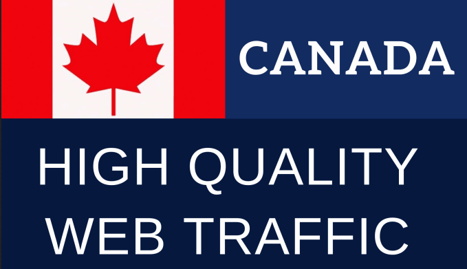 High Quality Premium 30 Days Specific Canada Real and Organic Website Visitors Traffic