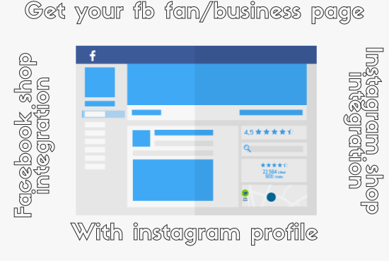 Create your fan or business facebook page with shop setup