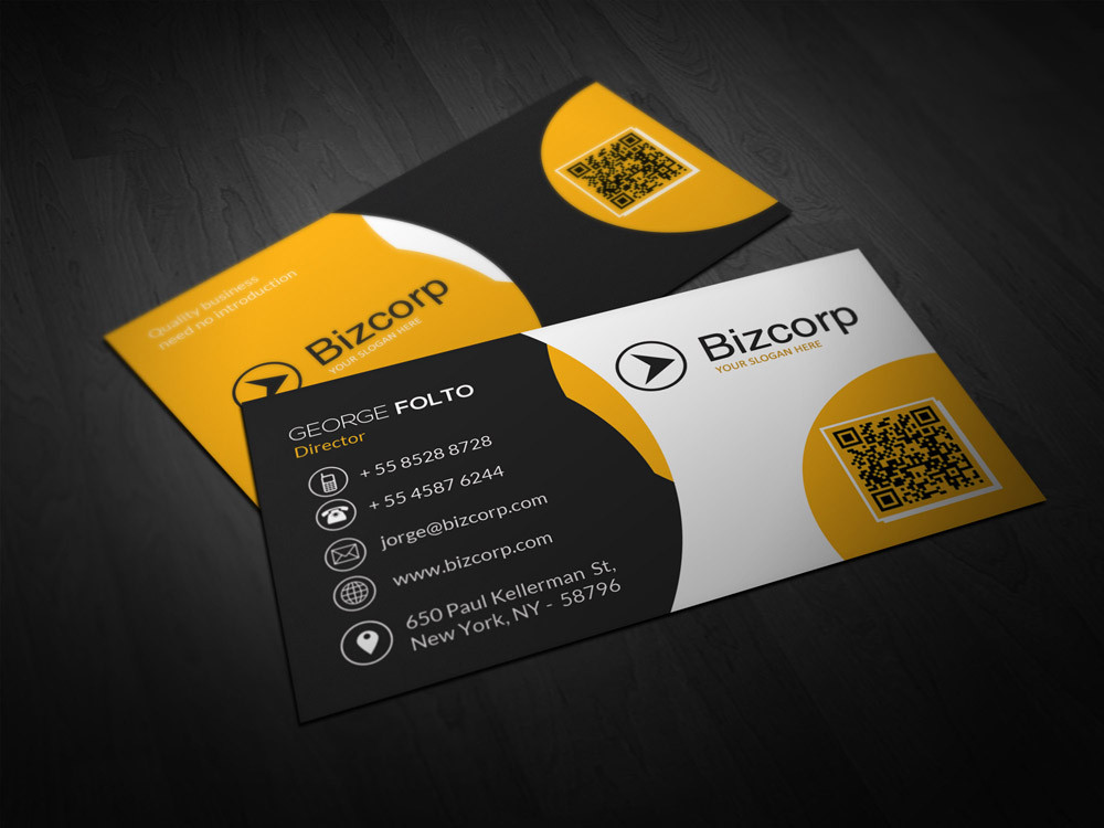 Design a professional and high quality print ready business card