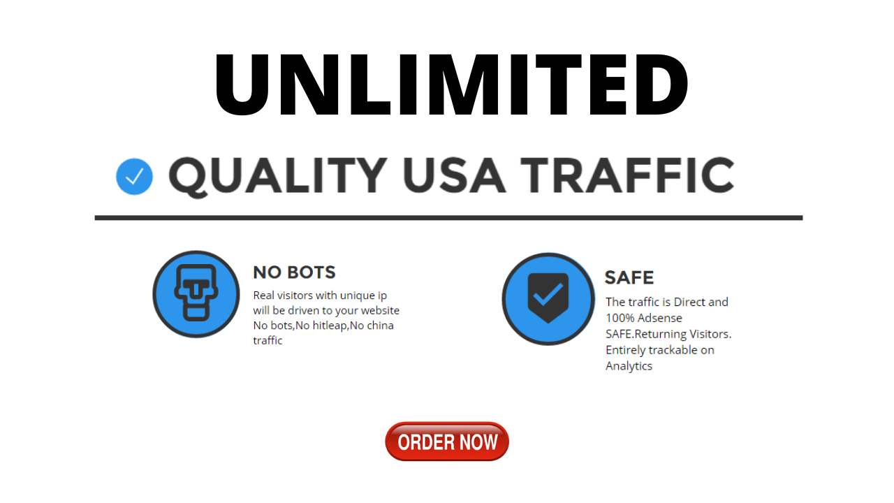Unlimited High Quality USA Traffic To Your Website 