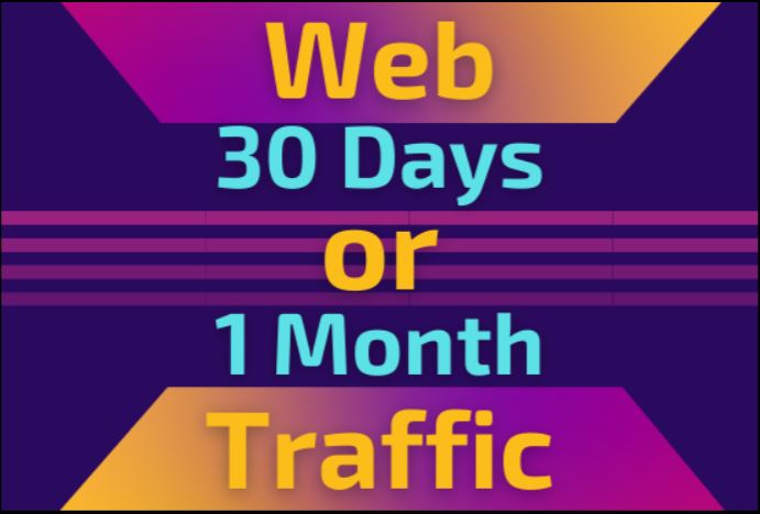 I will give niche organic keyword targeted traffic for 30 days