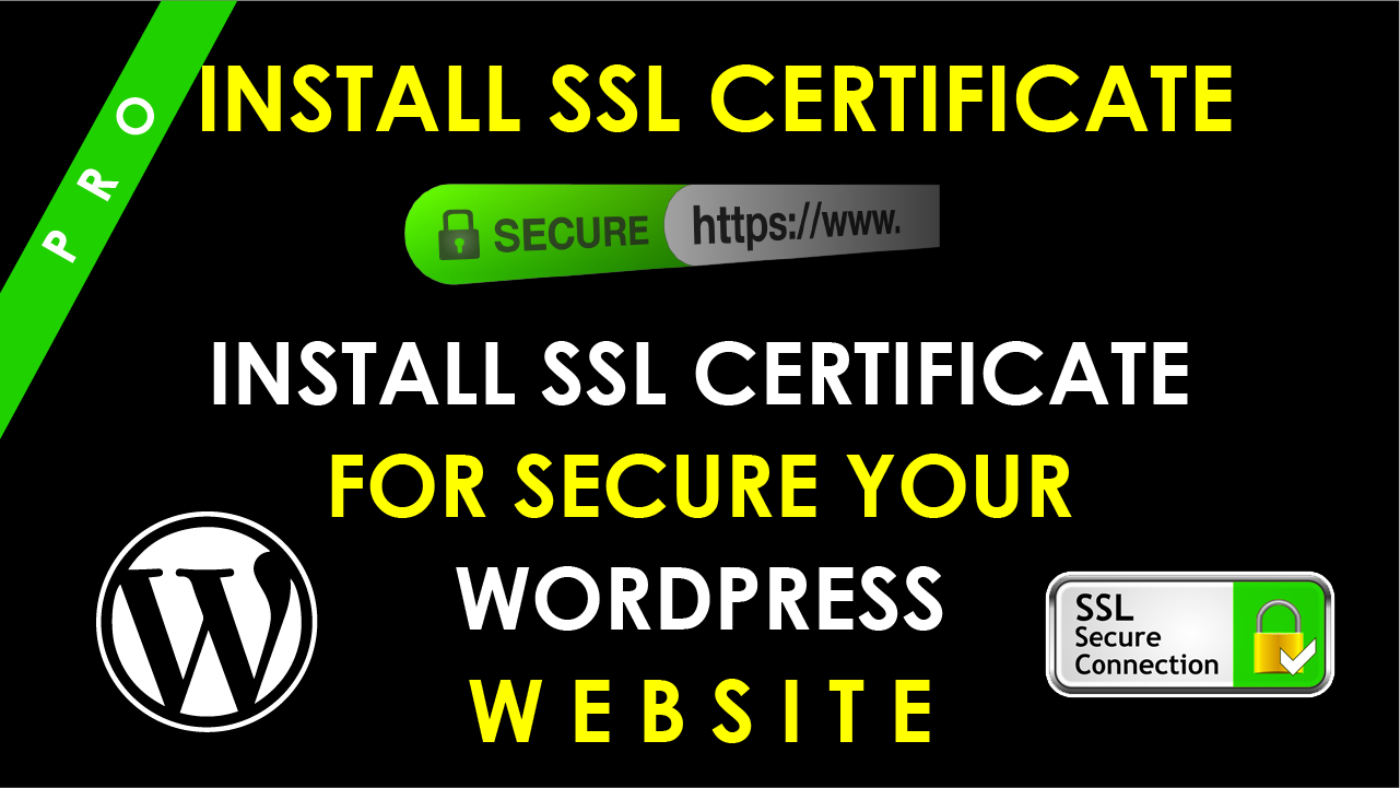 Install SSL certificate https on your wordpress website