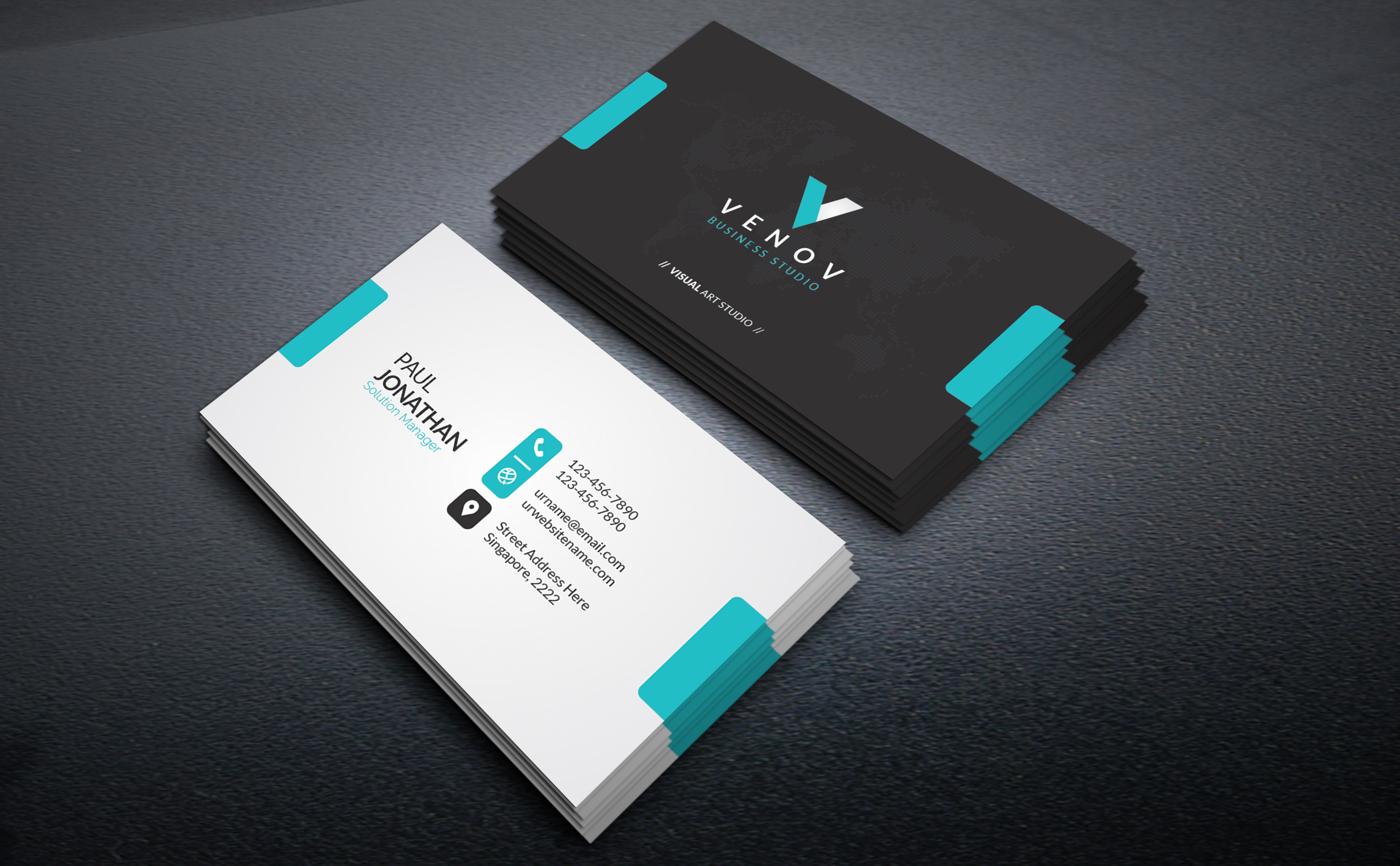 Professional Business Cards Professional Black Colour Business Cards