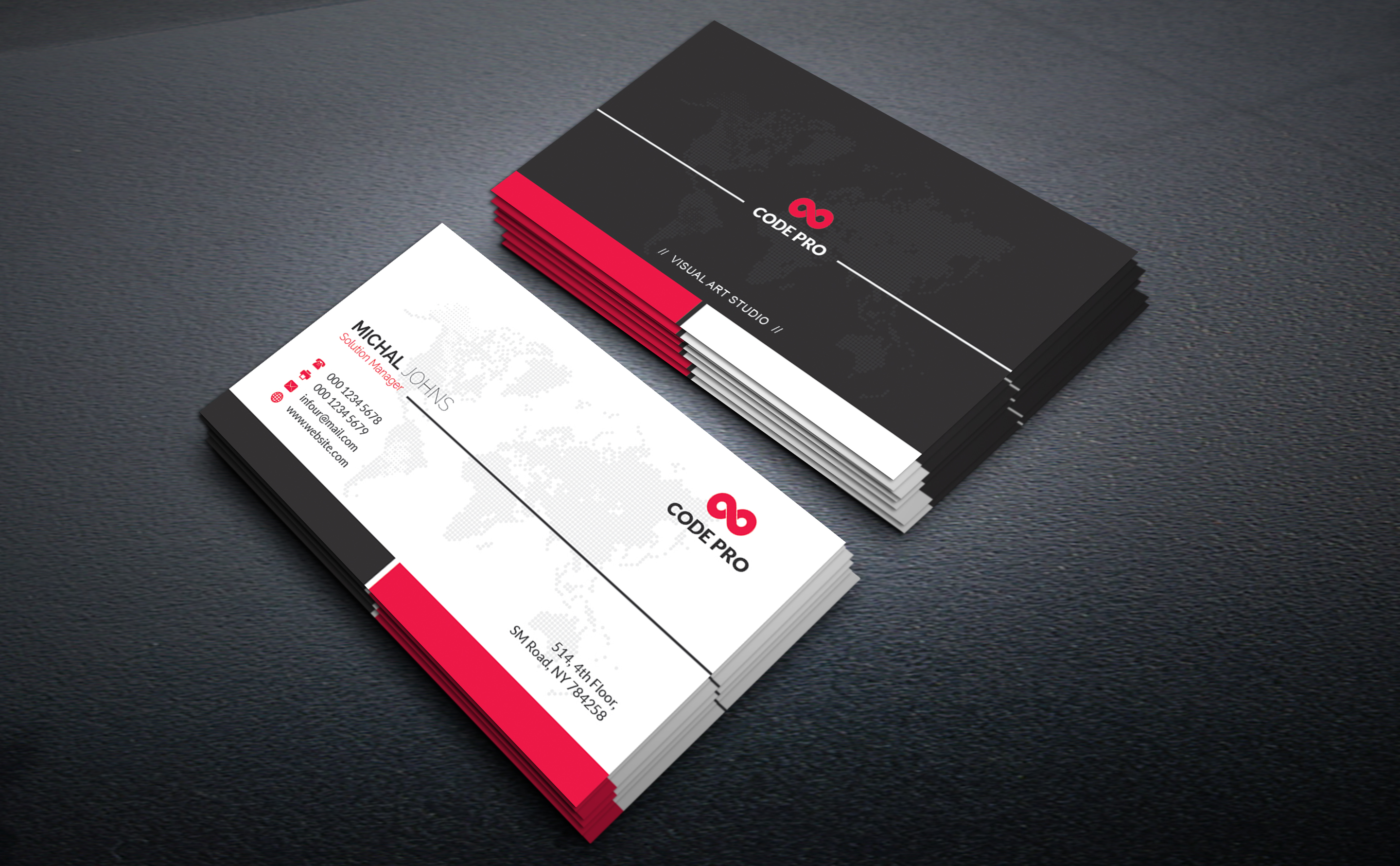 I will do professional high quality business card design for $10 ...