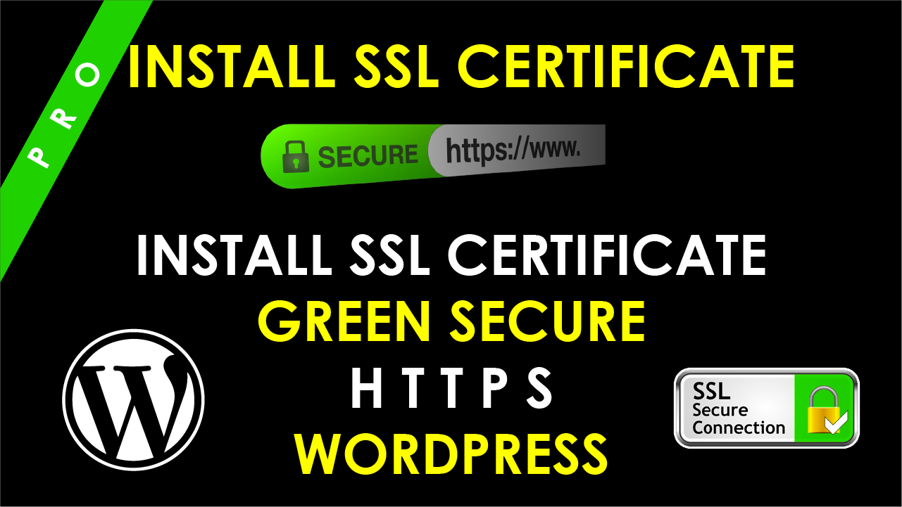 Install SSL certificate https on your wordpress website