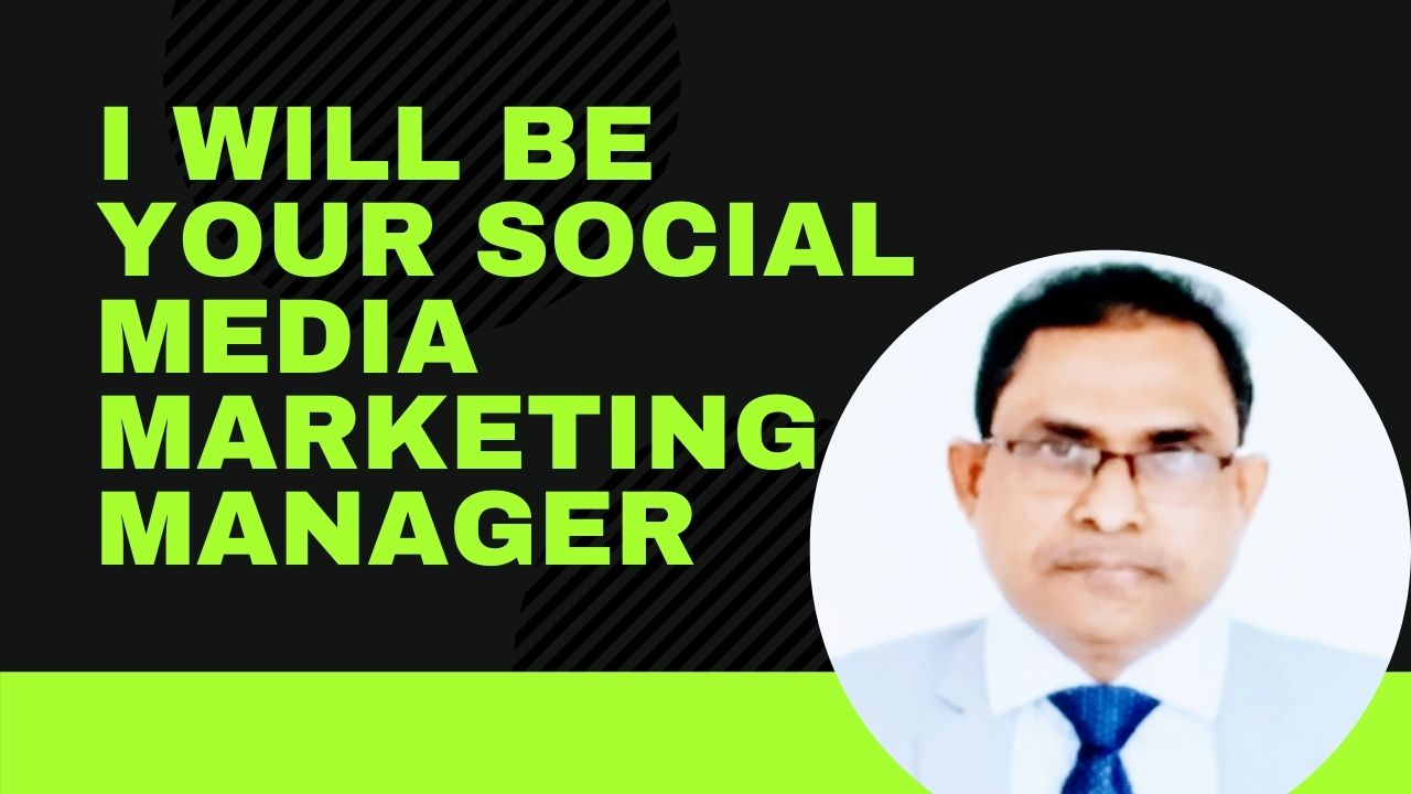 I will be Your Social Media Marketing Manager by online