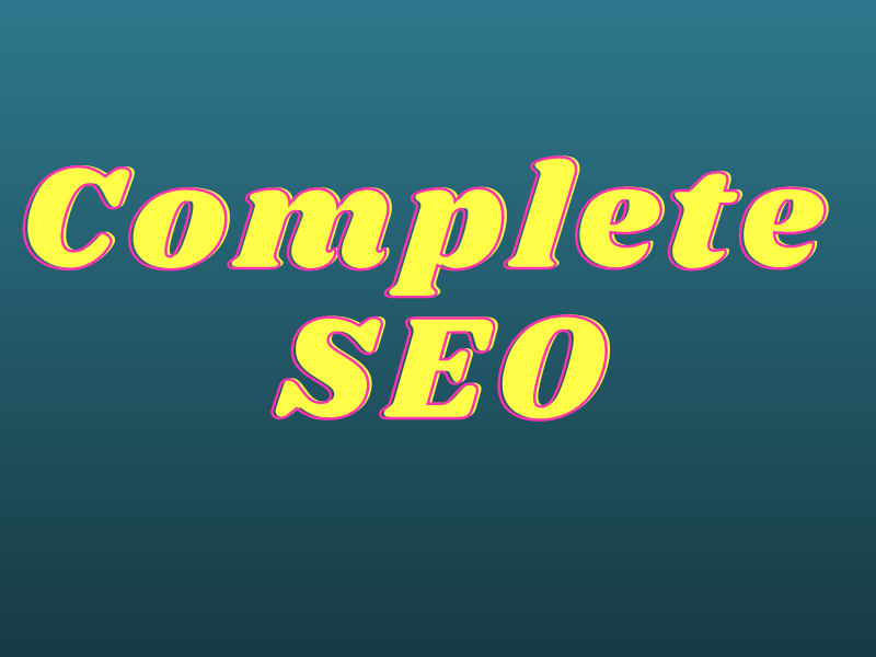 Complete SEO (On page SEO and off page SEO service )
