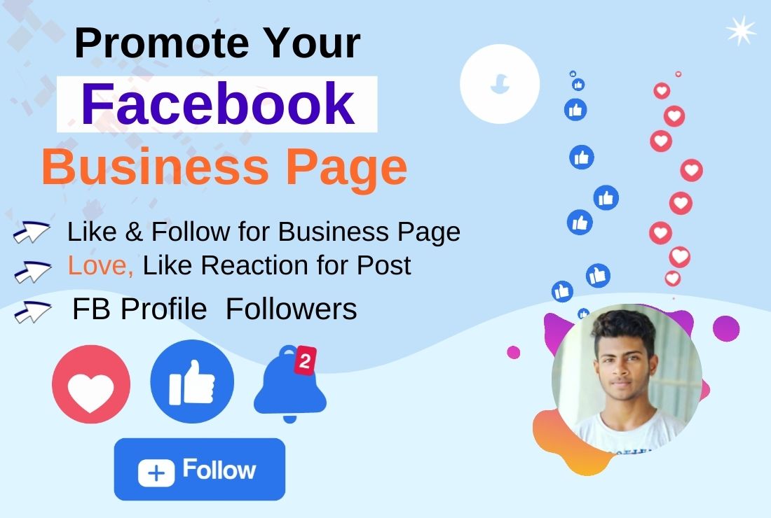 I Will Promote Your Facebook Business Page, Profile, Posts