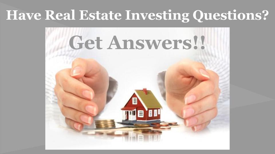 I will answer your Real Estate Investing questions for 5 ListingDock