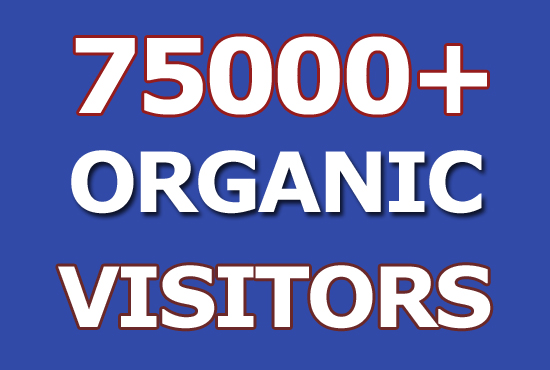 Real 75000 Organic Targeted Worldwide Visitors Traffic to Website