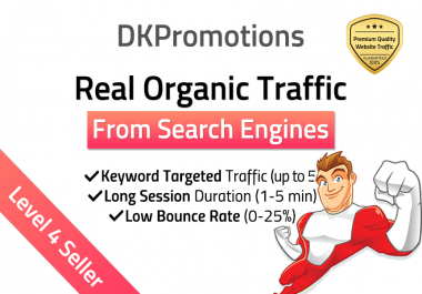 ORGANIC Keyword Targeted Search Engine Traffic w/ Bounce Rate Booster