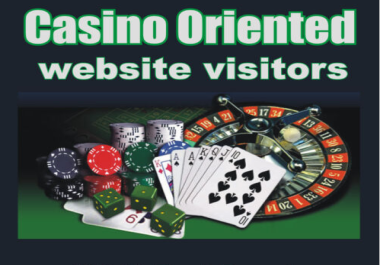 Casino Website - 30 days UNLIMITED Real Organic Visitors Traffic - Highly Recommended