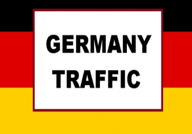 Targeted 30,000 germany Real and unique visitors traffic to your site