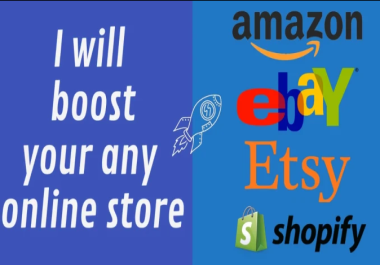 ONE MONTH Unlimited eBay Amazon Etsy and Any Online Store Organic Visitors Traffic