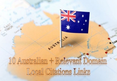 I will Create High Quality 10 Australian Citation Links Manually