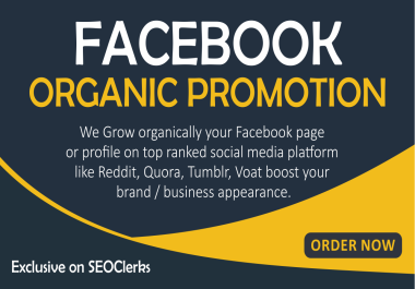 Organic Promotion Marketing Package