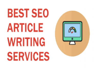 I can write you any number of articles with SEO is high in any field you want.
