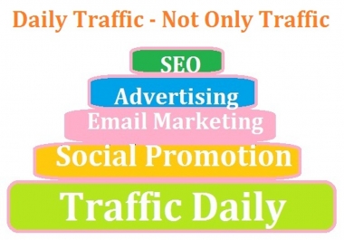 Unlimited Traffic From Social Media with SEO Advertising and Marketing work 30 days for you