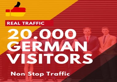 20.000 German visitors Real Traffic Non Stop