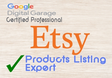 100 Manually upload Products Listing On Etsy