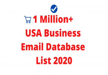1 Million+ USA Business Email Database List Detail Include 2020