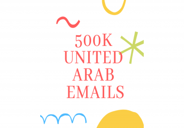 500K+ United Arab Email Database List For Your Business