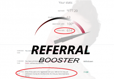 I will deliver real organic referrals by using your URL