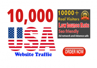 Drive 10,000 Real And High Quality USA Traffic To Your Website