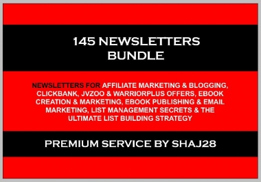 145 Newsletters Bundle For Successful Email Marketing