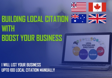 I will manually add your business in top 20 local citations