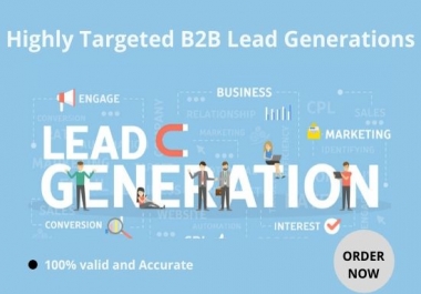 I will collect Highly Targeted B2B lead generation for you