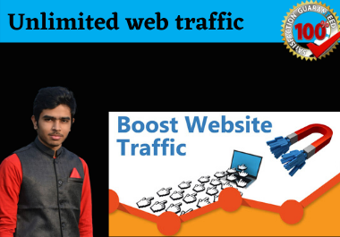 I will bring real visitors targeted,  web traffic for your website