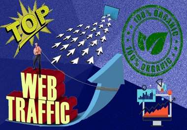 WEB TRAFFIC 7,000+ HQ USA Traffic Visitors Worldwide to Your Website