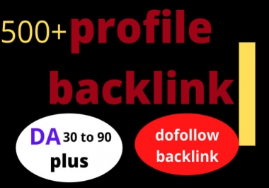 I will do 500 high authority SEO profile backlinks