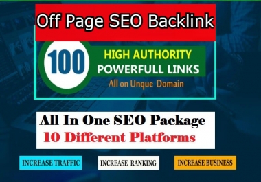i will Provide All in All Off Page SEO Backlink