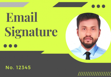 Create HTML Email signature OR clickable signature