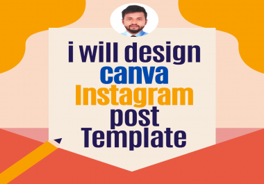 i will design canva Instagram post Template