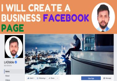 I will create a business Facebook page