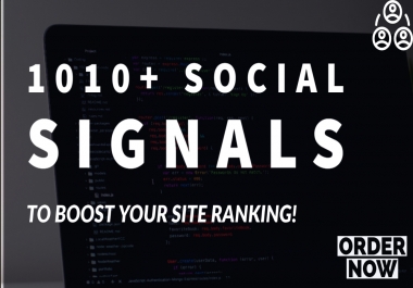 1010 social signals backlink,  top 6 media sites