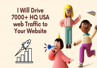 7000+ HQ USA web Traffic to Your Website