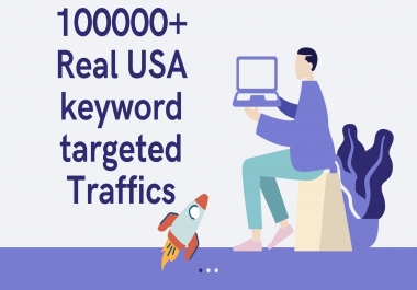 100000+ Real USA keyword targeted Traffics