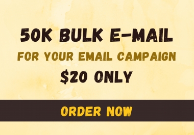 I Will Collect 50K Valid Email List For Your Email Campaign