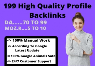 Create 199+ High Quality Profile Backlinks