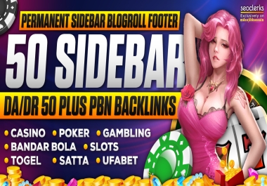 PowerFull Special 50 PBN DADR50 Sidebar Homepage Casino Poker Slot Betting High DA Website