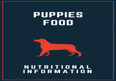 Proper nutrition is very important for new puppies
