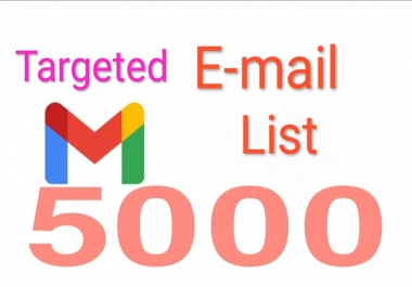 I will provide you niche targeted email list and email marketing