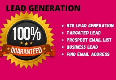 Professional B2B strategic lead generation