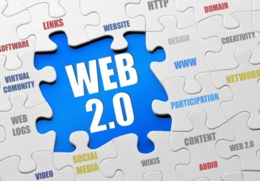 I will do 40 high authority web 2.0 backlinks manually