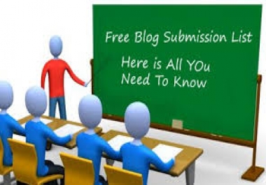 I will give you a list of 140 Blog submission websites