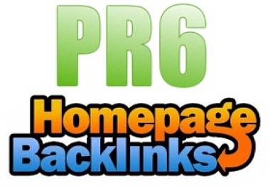 20 High PR 6, 5, 4 Home Page Backlinks PR6-1, PR5-2, PR4-17